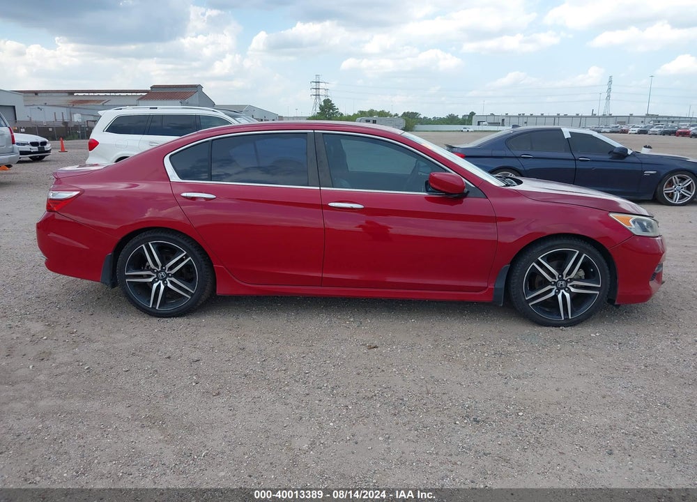 2016 HONDA ACCORD SPORT VIN: 1HGCR2F50GA102843