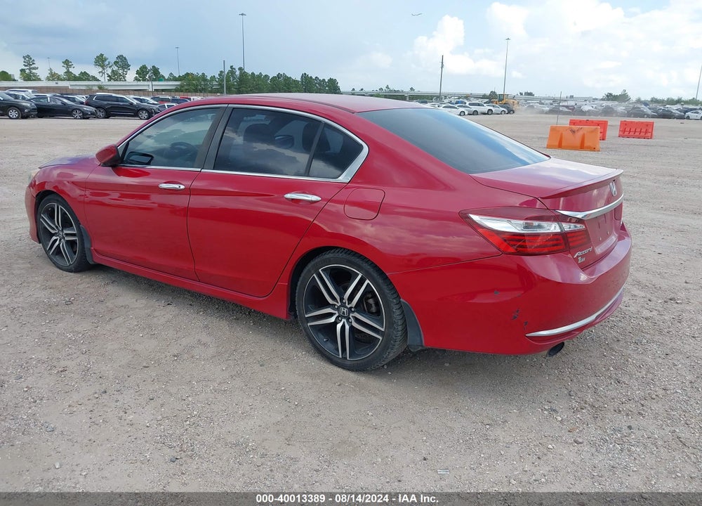 2016 HONDA ACCORD SPORT VIN: 1HGCR2F50GA102843
