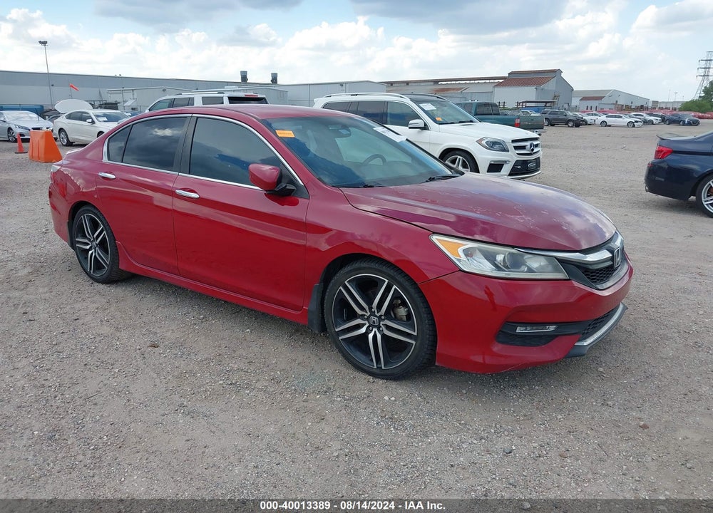 2016 HONDA ACCORD SPORT VIN: 1HGCR2F50GA102843