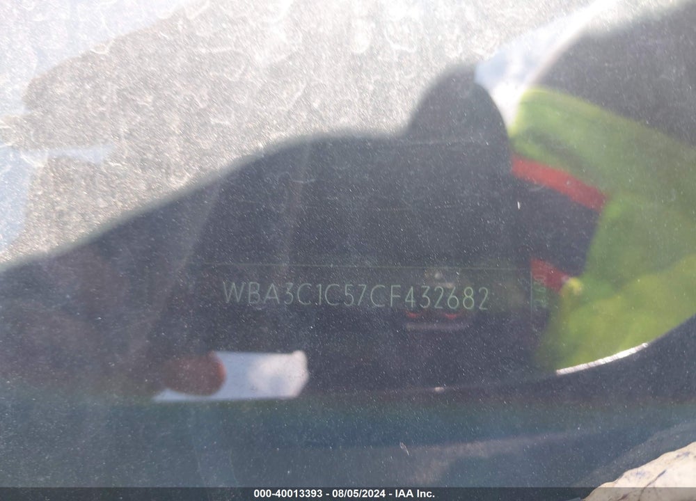 2012 BMW 328I VIN: WBA3C1C57CF432682
