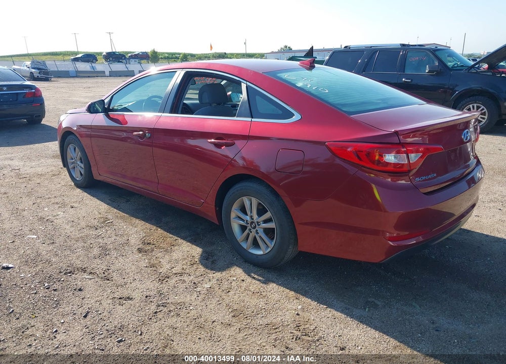 2016 HYUNDAI SONATA SE VIN: 5NPE24AF3GH352626