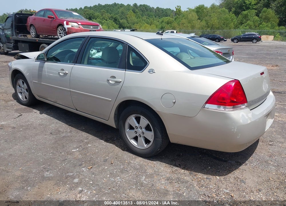 2008 CHEVROLET IMPALA LT VIN: 2G1WT58K489229960