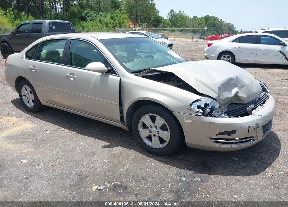 2008 CHEVROLET IMPALA LT VIN: 2G1WT58K489229960