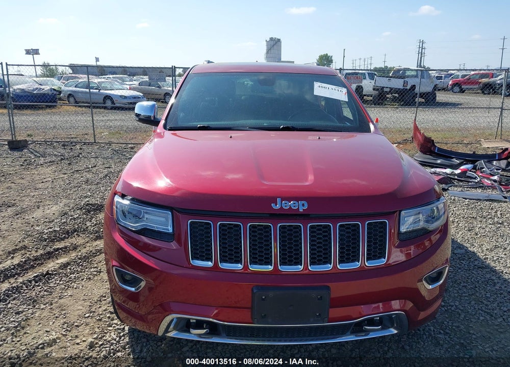 2014 JEEP GRAND CHEROKEE OVERLAND VIN: 1C4RJFCGXEC528652
