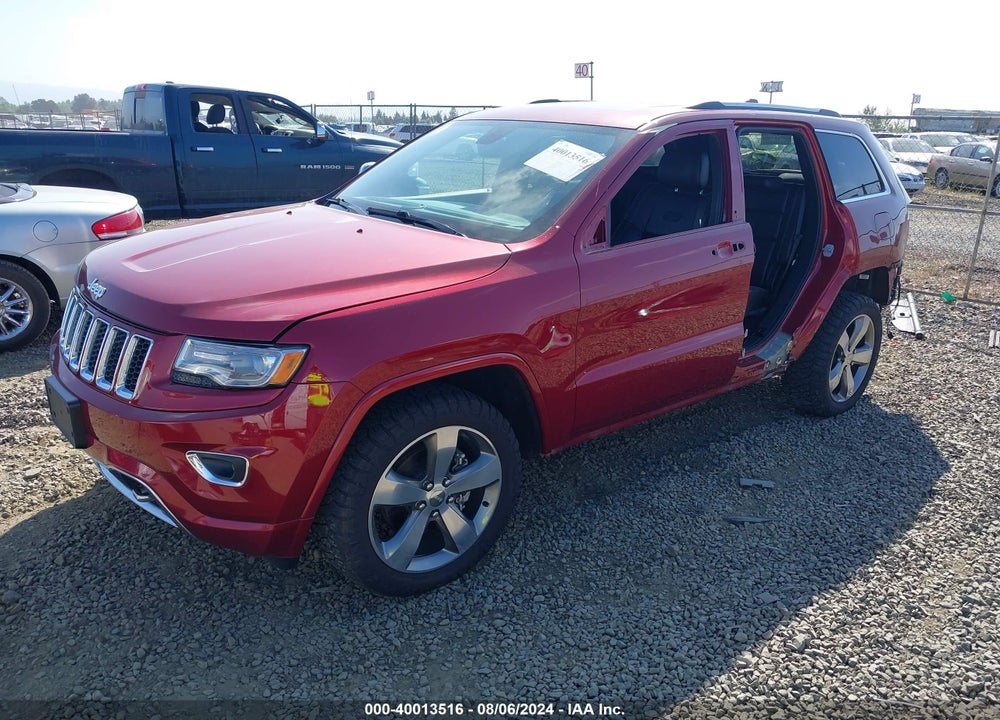 2014 JEEP GRAND CHEROKEE OVERLAND VIN: 1C4RJFCGXEC528652