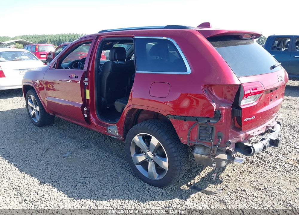 2014 JEEP GRAND CHEROKEE OVERLAND VIN: 1C4RJFCGXEC528652