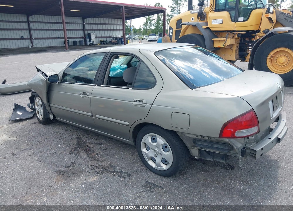 2003 NISSAN SENTRA GXE VIN: 3N1CB51D33L699527