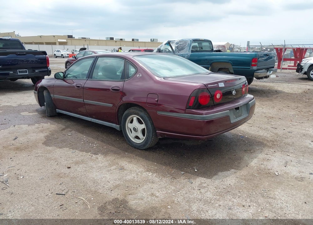 2004 CHEVROLET IMPALA VIN: 2G1WF52E549225081