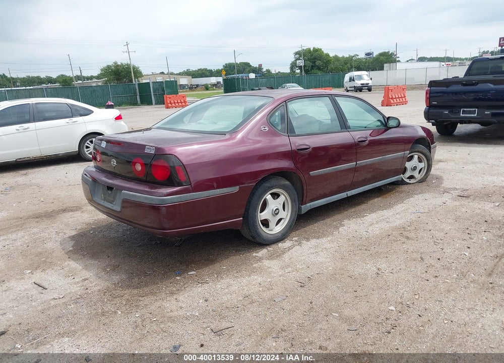 2004 CHEVROLET IMPALA VIN: 2G1WF52E549225081