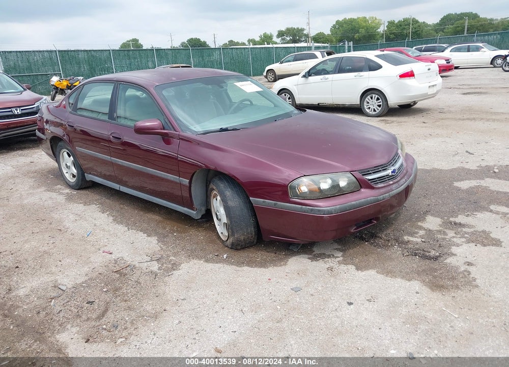 2004 CHEVROLET IMPALA VIN: 2G1WF52E549225081