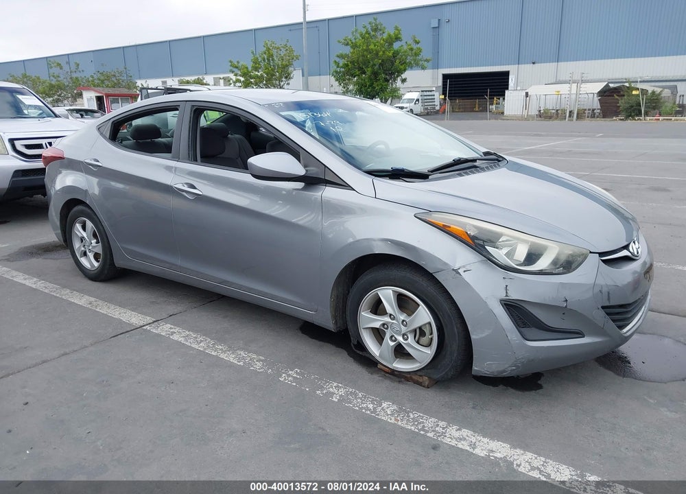 2014 HYUNDAI ELANTRA SE VIN: KMHDH4AE0EU117892