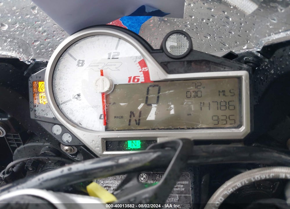2016 BMW S 1000 RR VIN: WB10D2102GZ354510