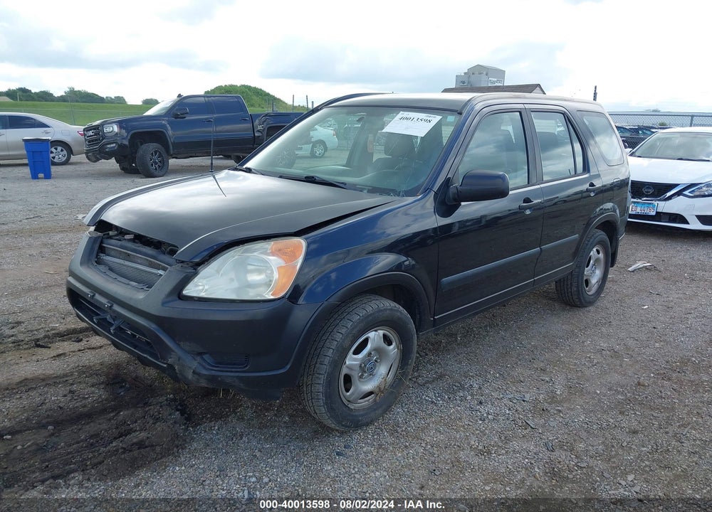 2002 HONDA CR-V LX VIN: JHLRD78452C037397