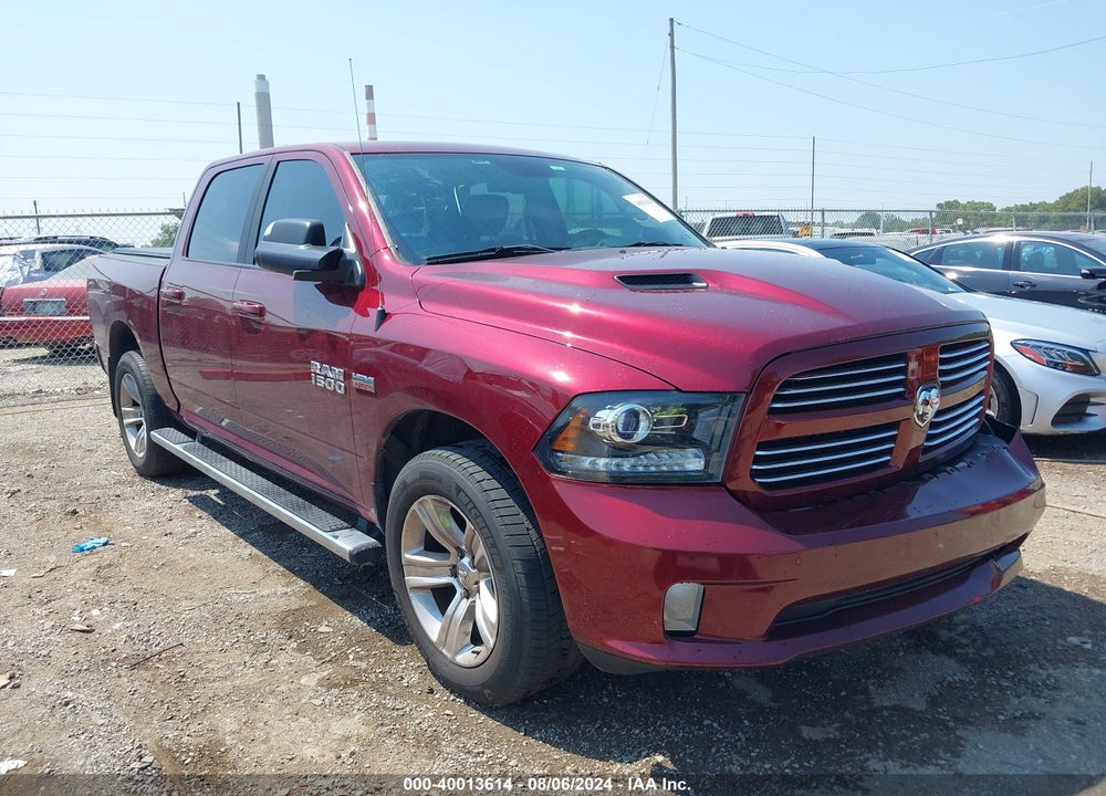 2017 RAM 1500 SPORT 4X4 5'7 BOX VIN: 1C6RR7MT3HS597047