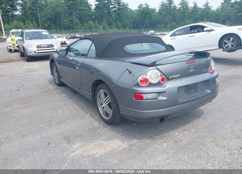 2003 MITSUBISHI ECLIPSE SPYDER GTS VIN: 4A3AE75H03E004471