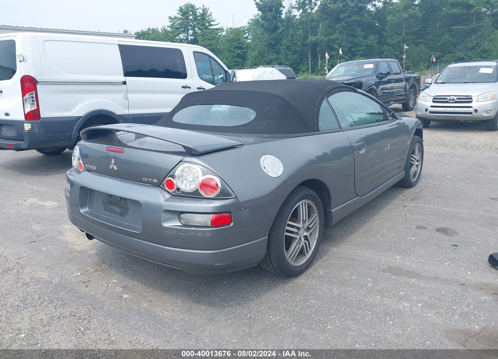 2003 MITSUBISHI ECLIPSE SPYDER GTS VIN: 4A3AE75H03E004471