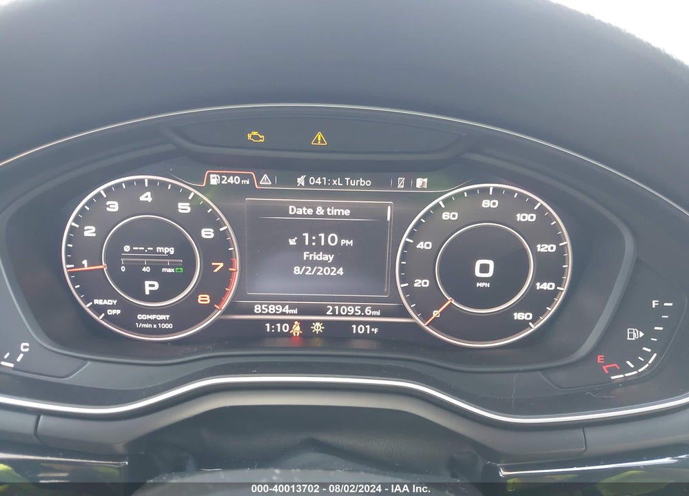 2018 AUDI A4 2.0T PREMIUM/2.0T TECH PREMIUM VIN: WAUENAF46JN017104