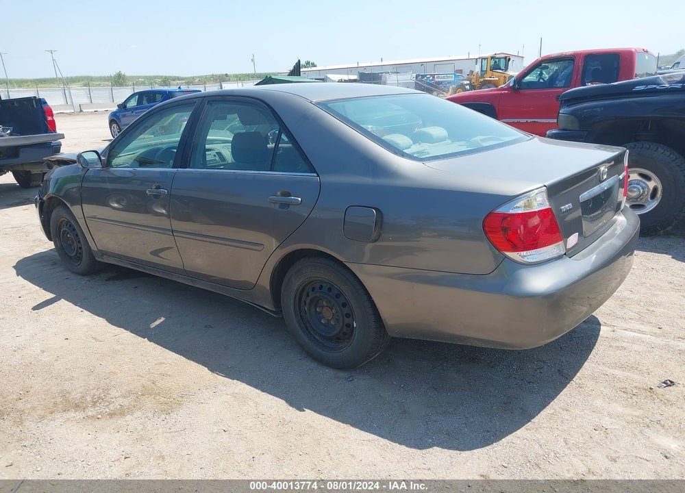 2005 TOYOTA CAMRY LE VIN: 4T1BE32K55U502511