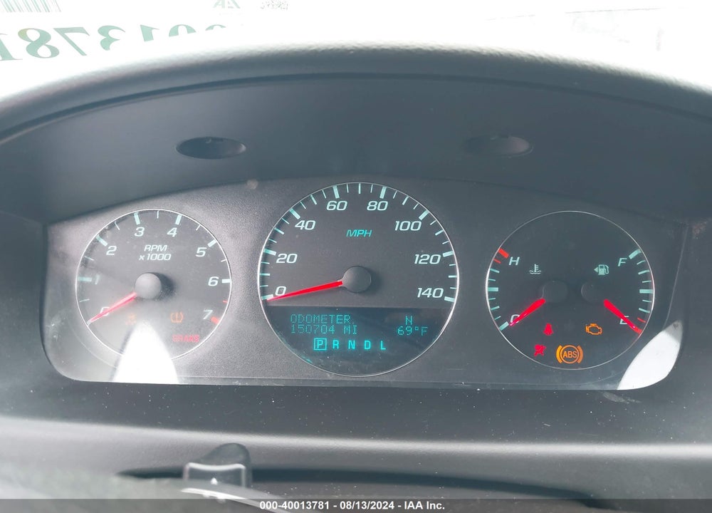 2013 CHEVROLET IMPALA LT VIN: 2G1WG5E34D1132252