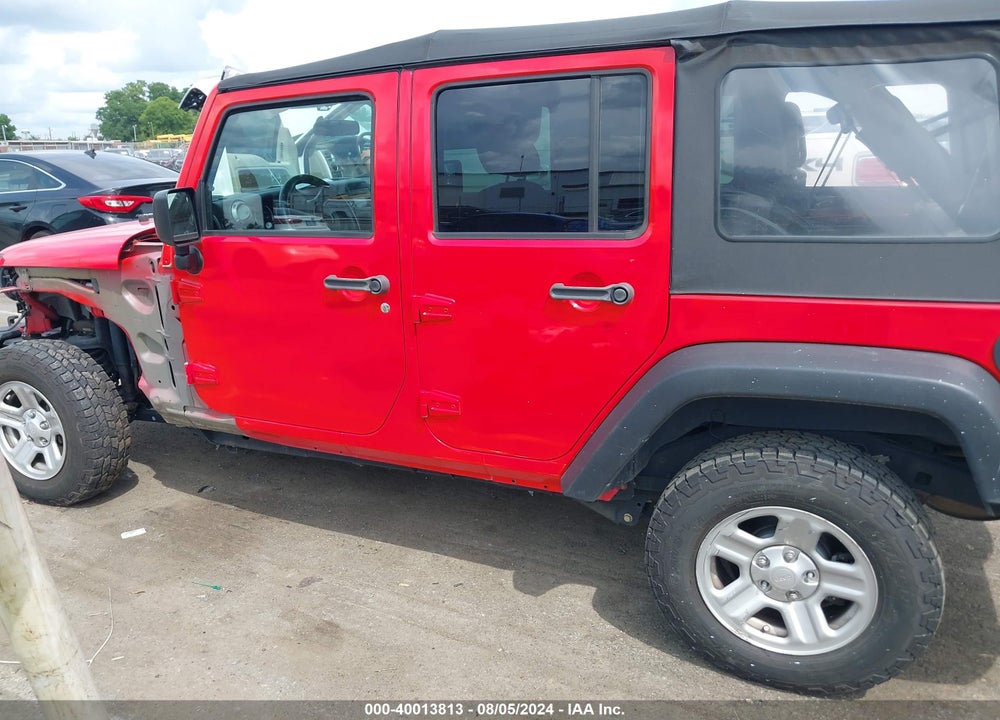 2017 JEEP WRANGLER UNLIMITED SPORT 4X4 VIN: 1C4BJWDG9HL537105