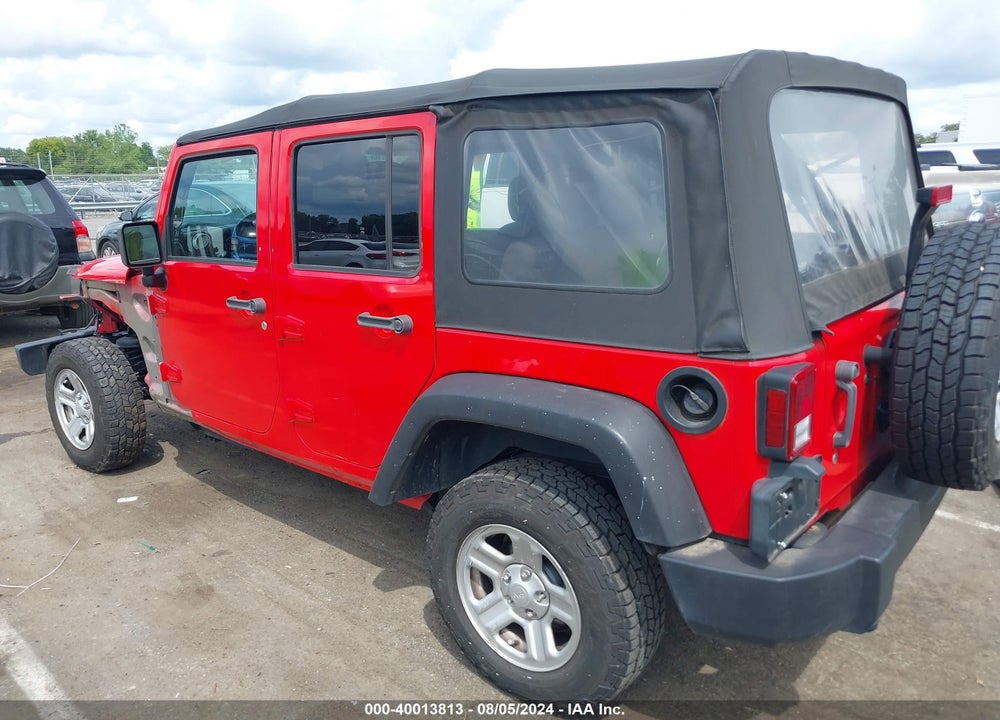 2017 JEEP WRANGLER UNLIMITED SPORT 4X4 VIN: 1C4BJWDG9HL537105