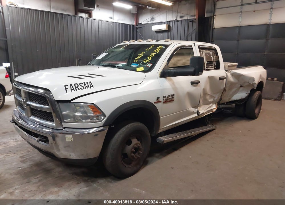 2018 RAM 3500 TRADESMAN  4X4 8' BOX VIN: 3C63RRGL9JG239400
