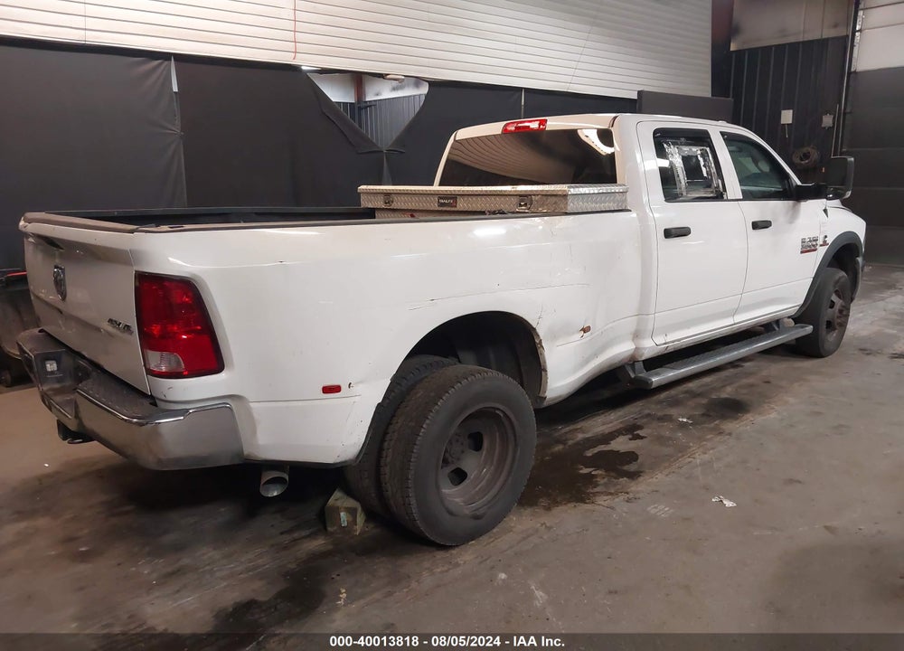 2018 RAM 3500 TRADESMAN  4X4 8' BOX VIN: 3C63RRGL9JG239400