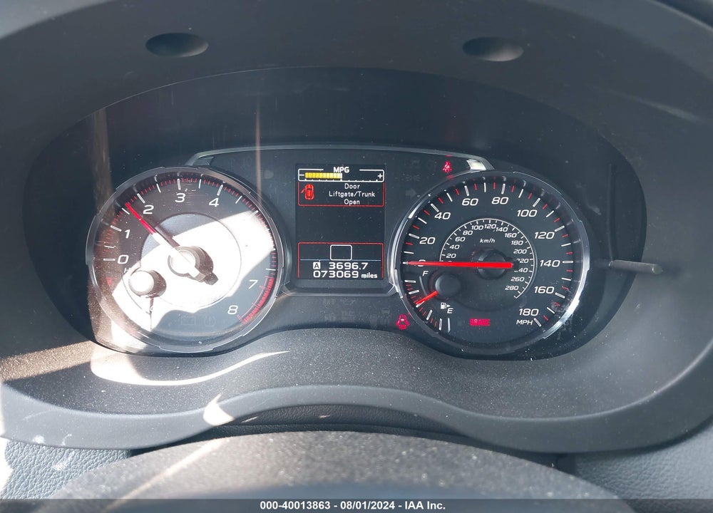 2019 SUBARU WRX VIN: JF1VA1A64K9830514
