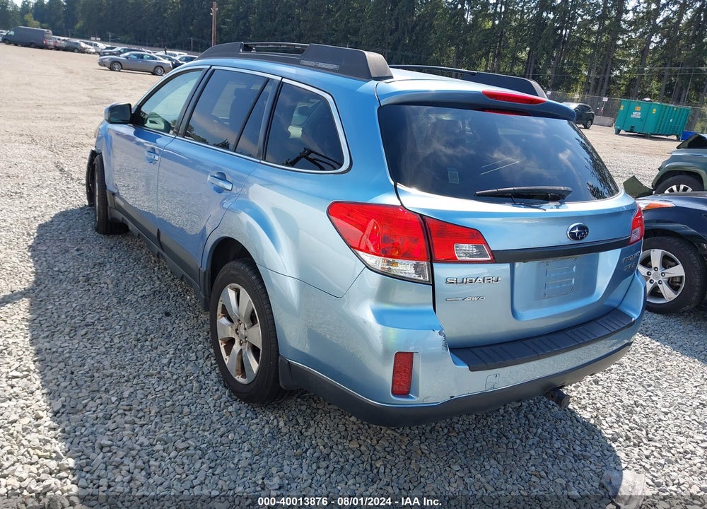 2010 SUBARU OUTBACK 3.6R LIMITED VIN: 4S4BRELC5A2337542