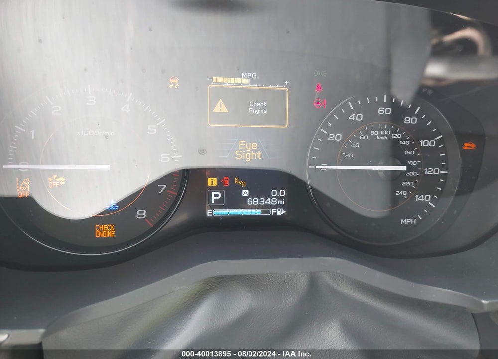 2019 SUBARU CROSSTREK 2.0I PREMIUM VIN: JF2GTAEC3KH314147