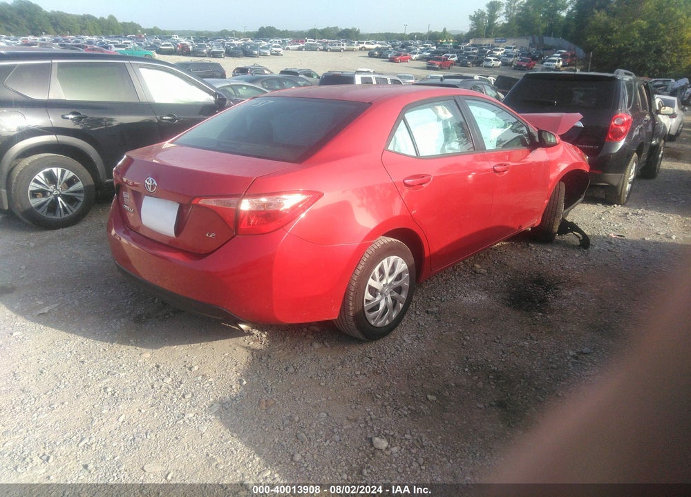 2017 TOYOTA COROLLA LE VIN: 5YFBURHE9HP596437