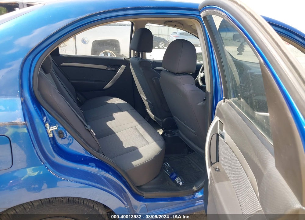 2009 CHEVROLET AVEO LT VIN: KL1TD56E99B622932