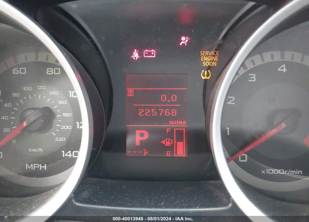 2008 MITSUBISHI LANCER DE/ES VIN: JA3AU26U78U041372