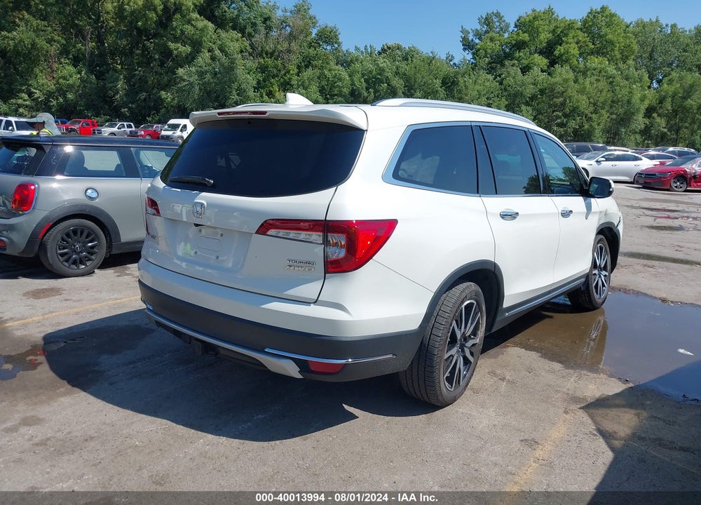 2019 HONDA PILOT TOURING VIN: 5FNYF6H97KB081770
