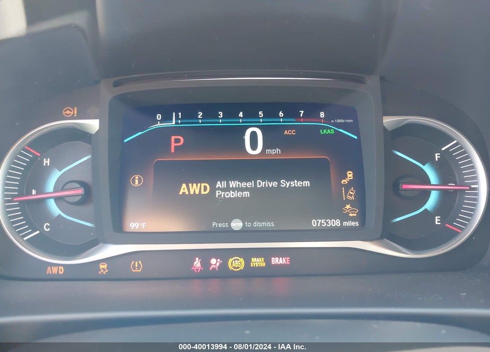 2019 HONDA PILOT TOURING VIN: 5FNYF6H97KB081770