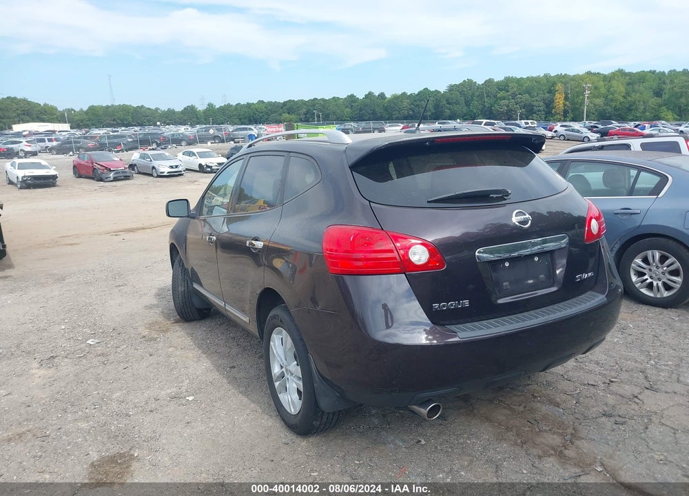 2012 NISSAN ROGUE SV VIN: JN8AS5MV5CW368021