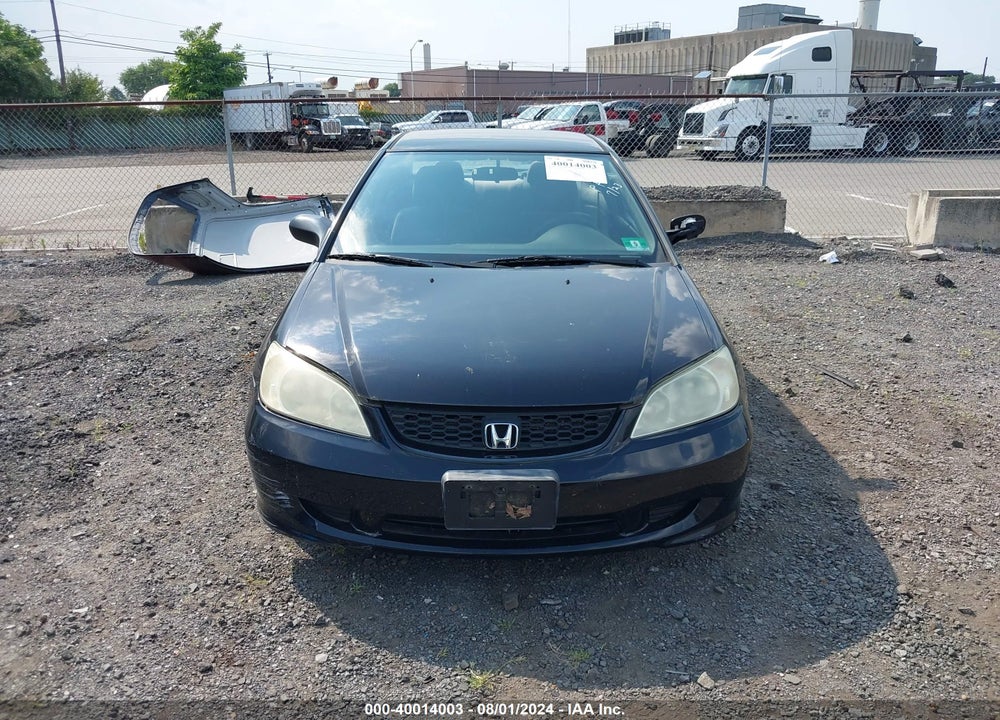 2005 HONDA CIVIC VP VIN: 1HGEM21105L069310