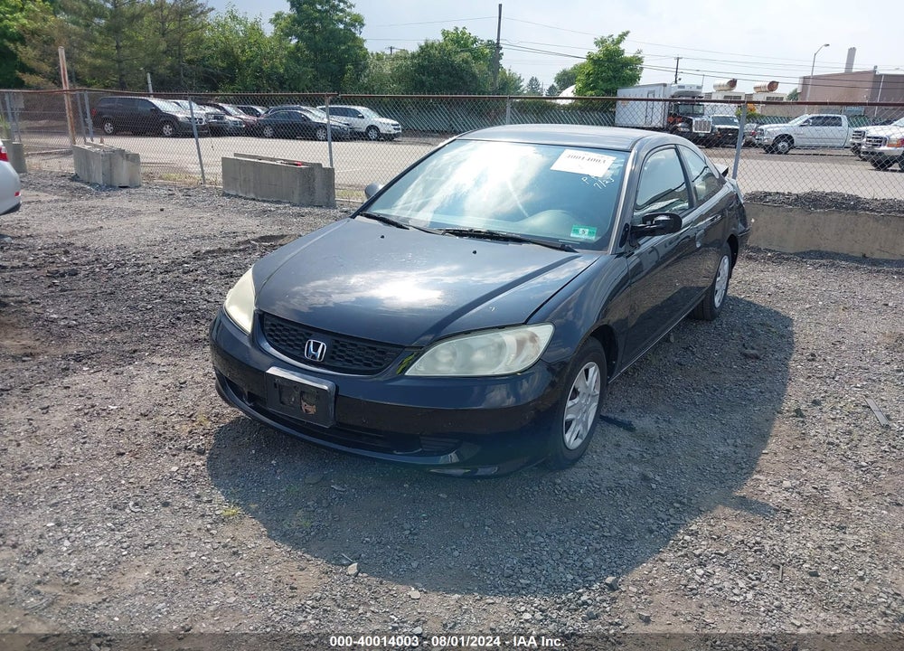 2005 HONDA CIVIC VP VIN: 1HGEM21105L069310