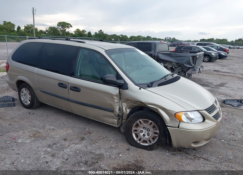 2006 DODGE GRAND CARAVAN SE VIN: 1D4GP24R36B633039
