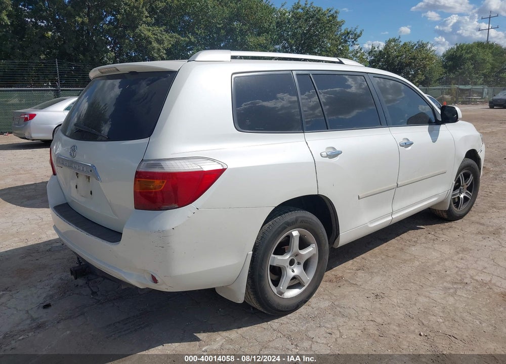 2008 TOYOTA HIGHLANDER LIMITED VIN: JTEDS42A782060801