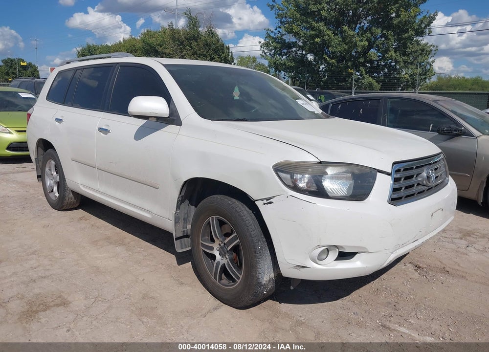 2008 TOYOTA HIGHLANDER LIMITED VIN: JTEDS42A782060801