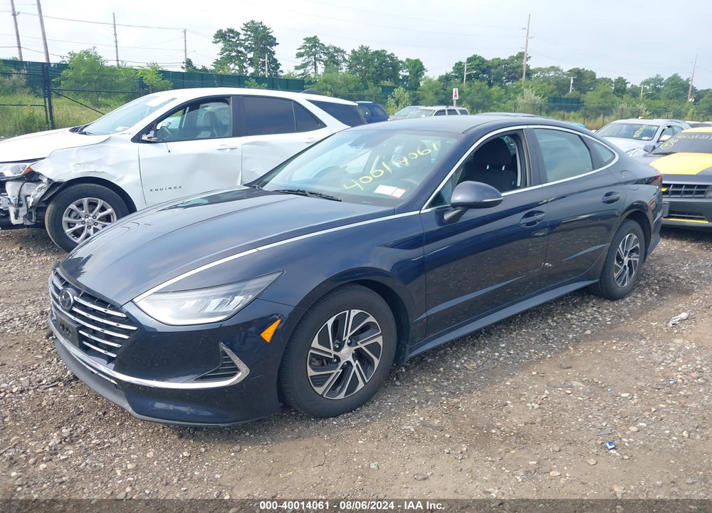 2020 HYUNDAI SONATA HYBRID BLUE VIN: KMHL24JJXLA009661