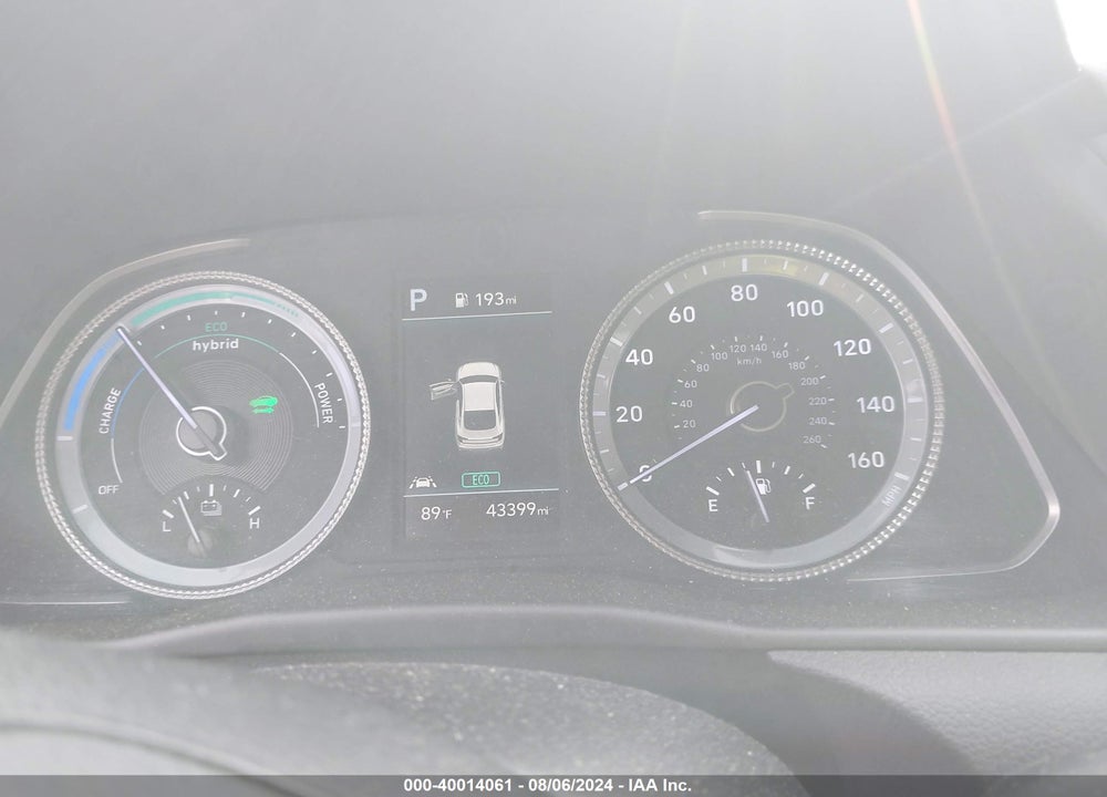 2020 HYUNDAI SONATA HYBRID BLUE VIN: KMHL24JJXLA009661