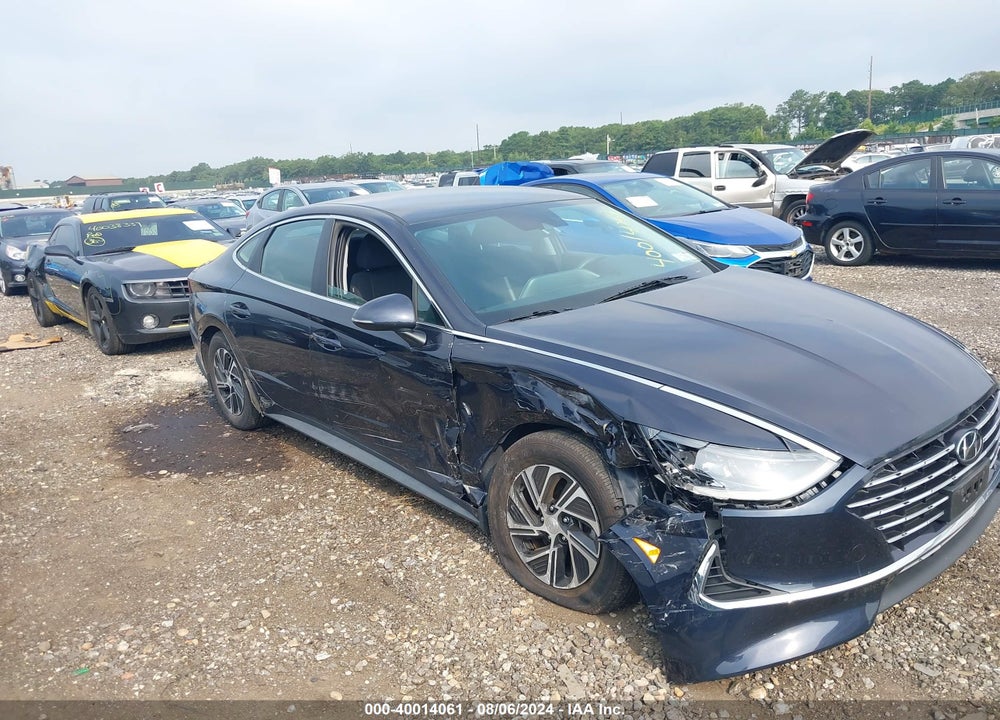 2020 HYUNDAI SONATA HYBRID BLUE VIN: KMHL24JJXLA009661
