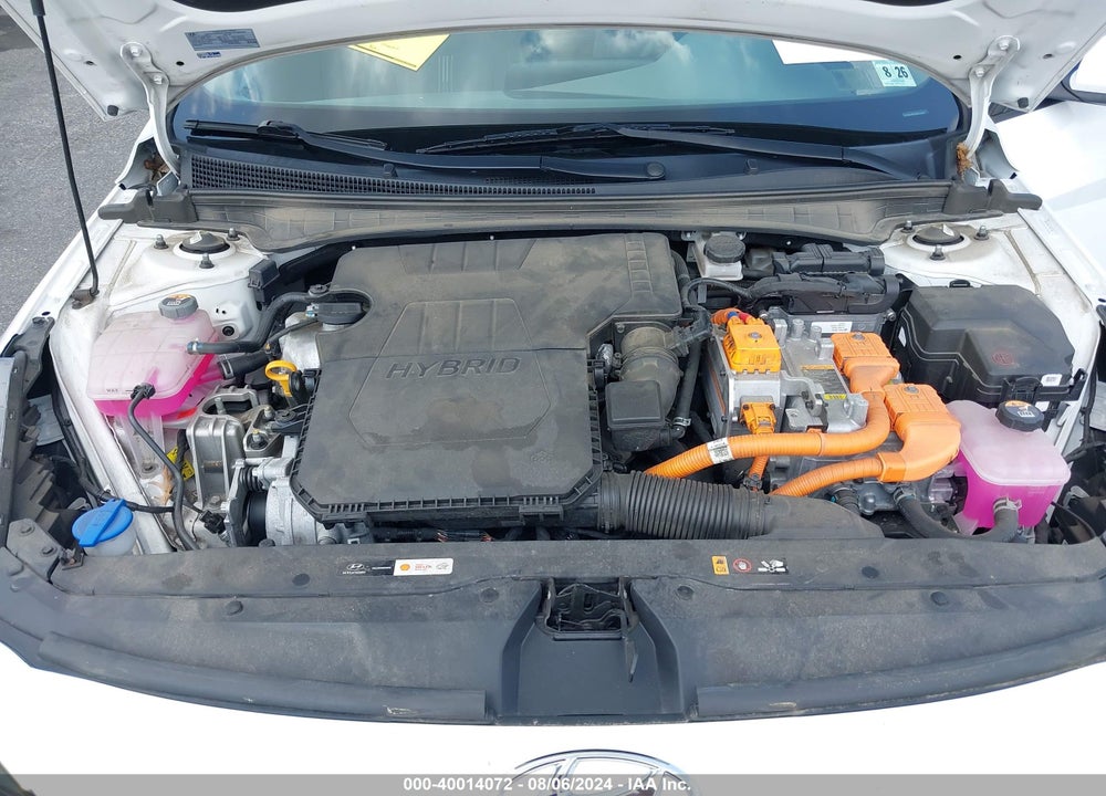 2021 HYUNDAI ELANTRA HYBRID BLUE VIN: KMHLM4AJXMU010626