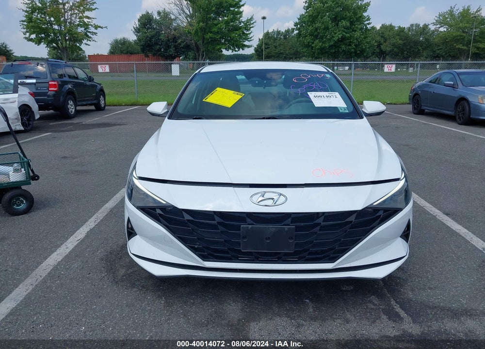 2021 HYUNDAI ELANTRA HYBRID BLUE VIN: KMHLM4AJXMU010626