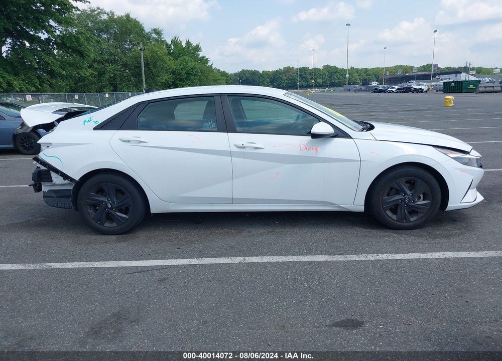 2021 HYUNDAI ELANTRA HYBRID BLUE VIN: KMHLM4AJXMU010626