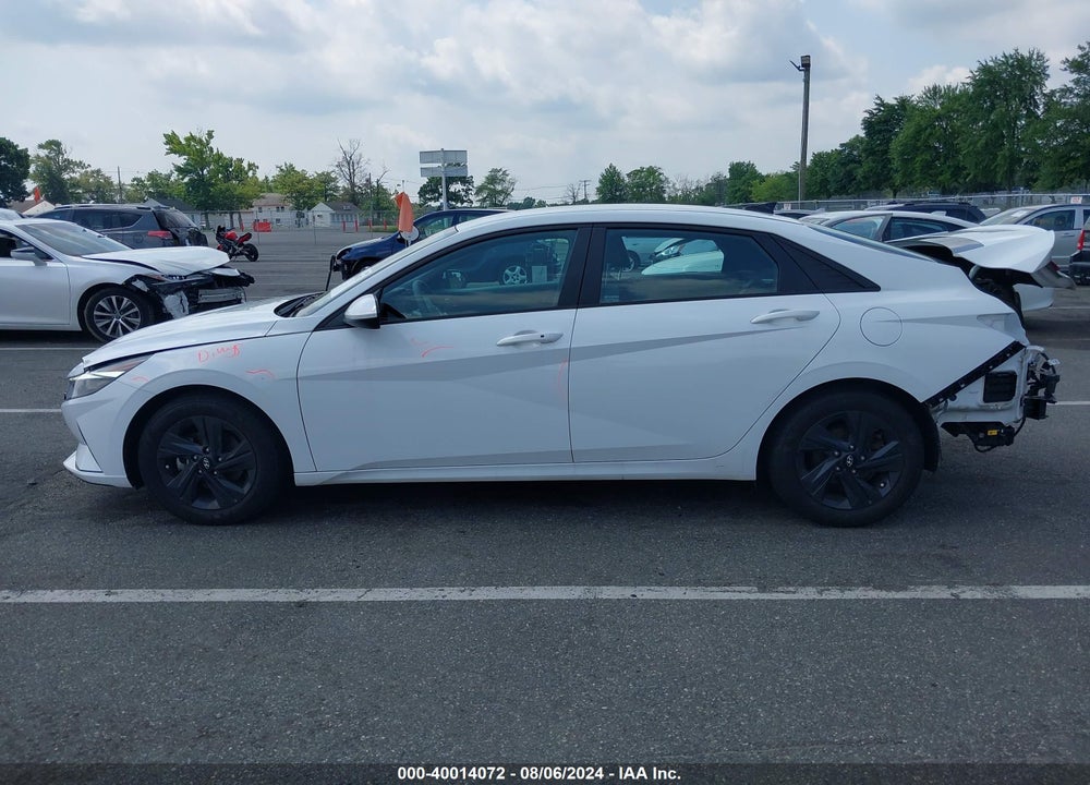 2021 HYUNDAI ELANTRA HYBRID BLUE VIN: KMHLM4AJXMU010626