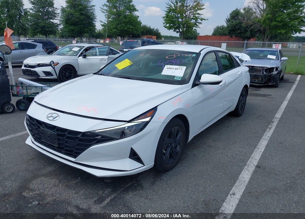 2021 HYUNDAI ELANTRA HYBRID BLUE VIN: KMHLM4AJXMU010626
