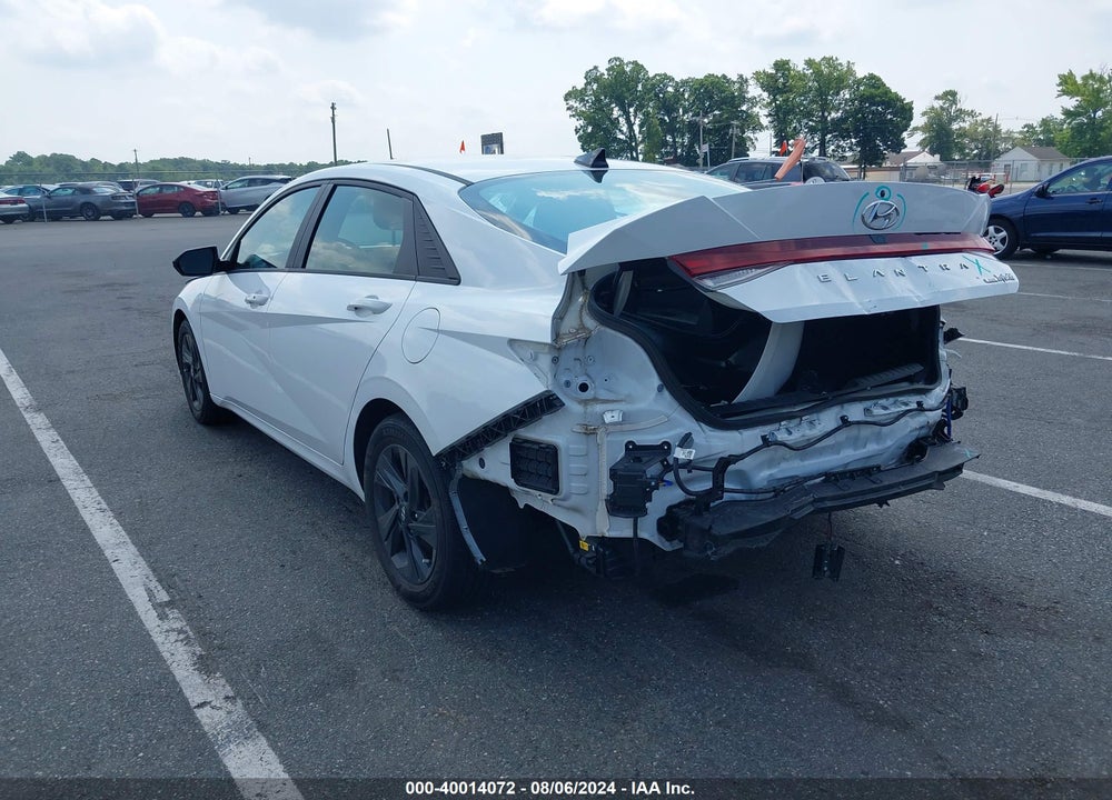 2021 HYUNDAI ELANTRA HYBRID BLUE VIN: KMHLM4AJXMU010626